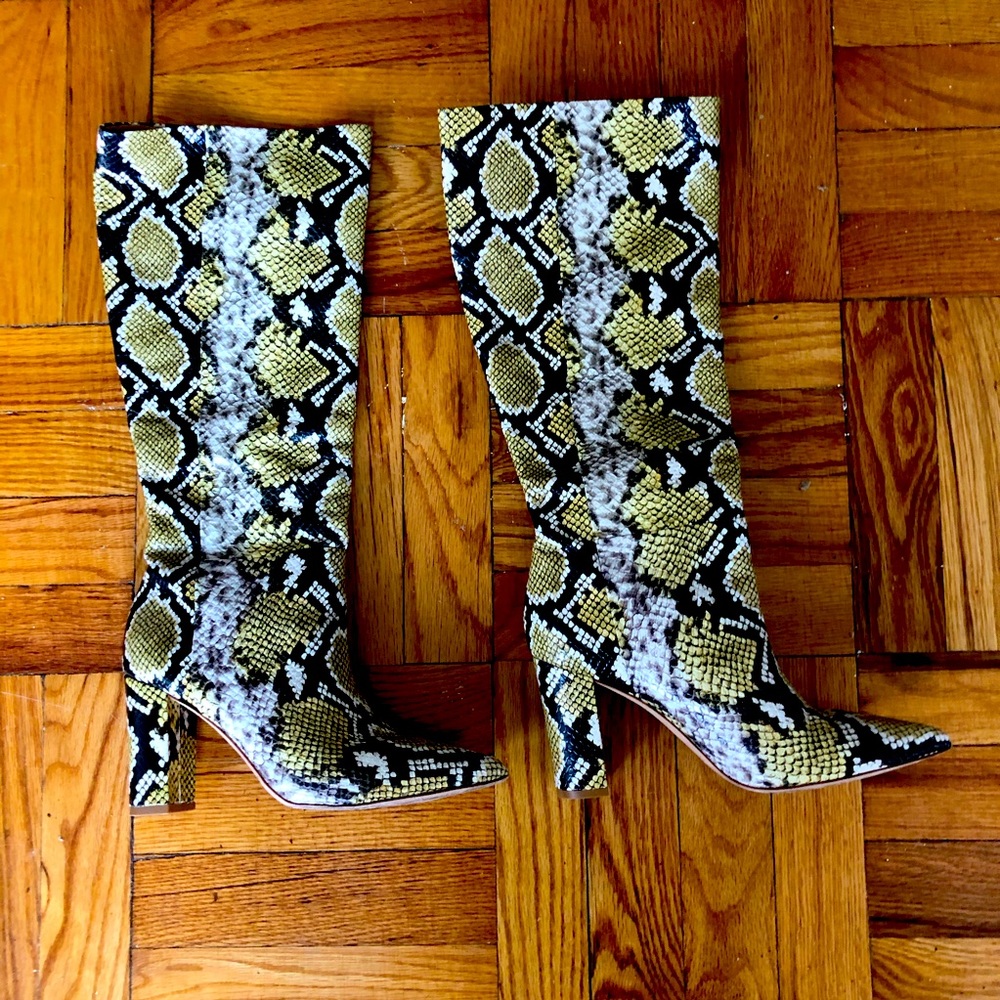 Ulla Johnson new snake skin boots